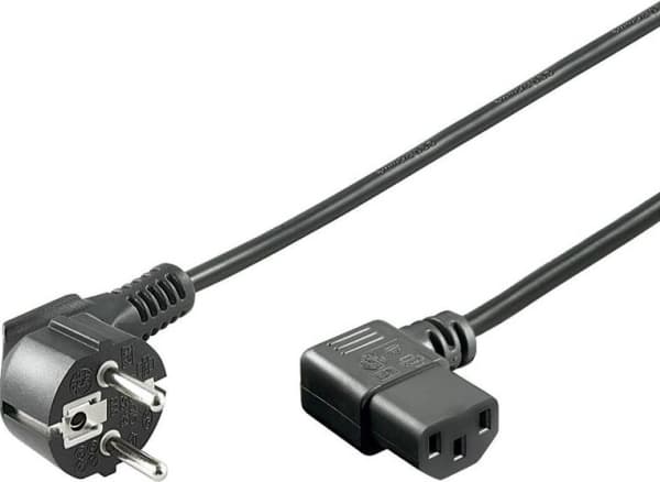 Goobay 93119, 5 m, Strømplugg type F, IEC C13, H05VV-F3G, 250 V