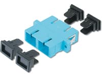 DIGITUS - Kopplingsdon för nätverk - SC-läge (multi-mode) (hona) till SC-läge (multi-mode) (hona) - fiberoptisk - havsblå