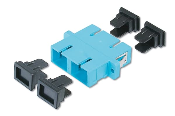 DIGITUS - Kopplingsdon för nätverk - SC-läge (multi-mode) (hona) till SC-läge (multi-mode) (hona) - fiberoptisk - havsblå