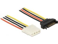 Delock - Strømadapter - 4-pin intern strøm (hunn) til SATA-strøm (hann) - 30 cm
