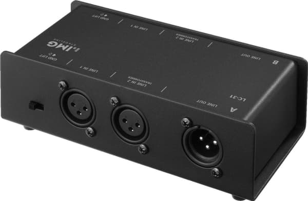 IMG Stage Line LC-31, Kombiner-kabel, Sort, 1 stykker, 4x XLR, 2x XLR, 160 mm