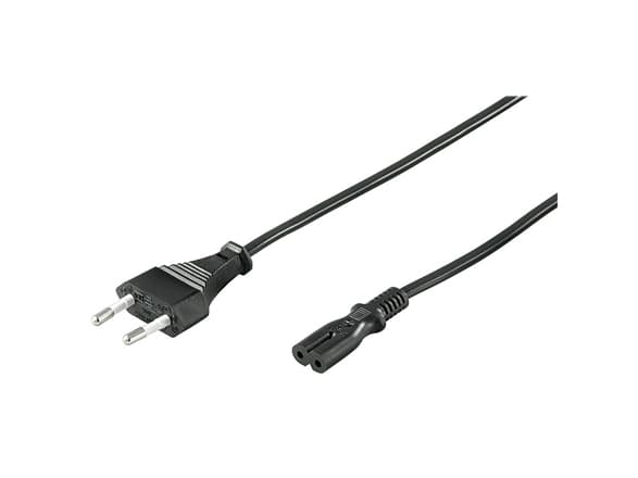 Goobay 50084, 1,5 m, CEE7/16, C7 coupler, H03VVH2-F2, 250 V