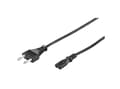 Miniatyrbild 2 av 5: Goobay 50084, 1,5 m, CEE7/16, C7 coupler, H03VVH2-F2, 250 V