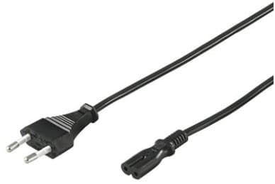 Goobay 50084, 1,5 m, CEE7/16, C7 coupler, H03VVH2-F2, 250 V