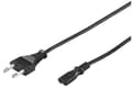 Miniatyrbild 1 av 5: Goobay 50084, 1,5 m, CEE7/16, C7 coupler, H03VVH2-F2, 250 V