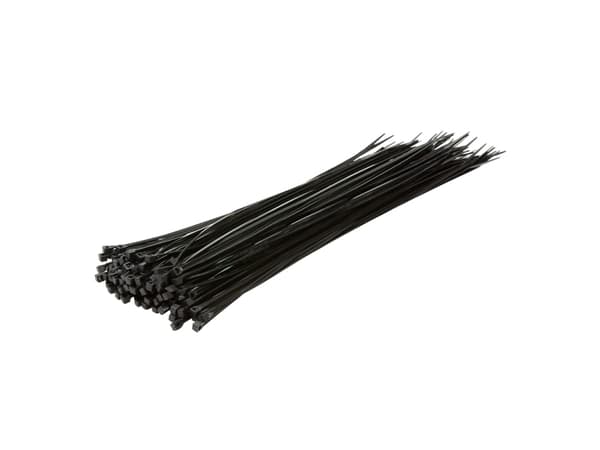 LogiLink KAB0041B, Stigeformet buntebånd, Nylon, Sort, V2, 500 mm, 4,4 mm