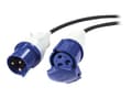 Miniatyrbilde 1 av 4: APC Modular IT Power Distribution Cable Extender - Strømforlengelseskabel - IEC 60309 16A (hann) til IEC 60309 16A (hunn) - AC 230 V - 10.8 m - for P