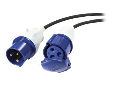 APC Modular IT Power Distribution Cable Extender - Strømforlengelseskabel - IEC 60309 16A (hann) til IEC 60309 16A (hunn) - AC 230 V - 10.8 m - for P