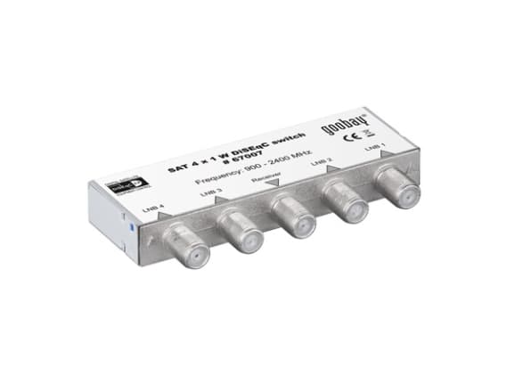Goobay 67007, Kabelspillter, 950 - 2400 MHz, Sølv, Metall, Hunkjønn/Hunkjønn, 3 dB