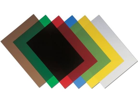 Fellowes - A4 (210 x 297 mm) - 180 mikron - klar - 100 stk PVC-bindningsskydd
