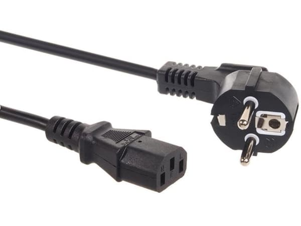 Maclean MCTV-801 - Strømkabel - AC 220-250 V - 5 m - svart - Europa
