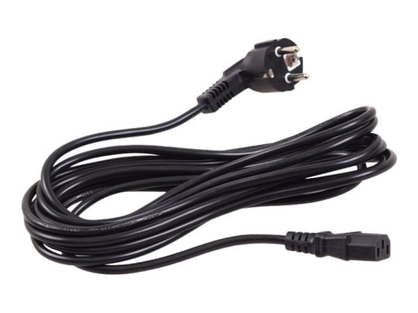 Maclean MCTV-801 - Strømkabel - AC 220-250 V - 5 m - svart - Europa