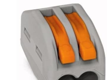 Wago 222-412, Kabelfordeler, Grå, 12,4 mm, 20,5 mm, 20,5 mm, 14,5 mm, 3,1 g