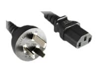 MicroConnect - Strømkabel - power IEC 60320 C13 til 3-pols (hann) - 1.8 m - svart - Kina