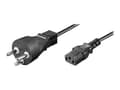 Miniatyrbilde 1 av 5: MicroConnect - Strømkabel - strøm til power IEC 60320 C13 - 10 m - svart - Danmark