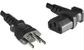 Miniatyrbilde 5 av 5: MicroConnect - Strømkabel - SEV 1011 (hann) til power IEC 60320 C13 vinklet - 1.8 m - svart - Sveits