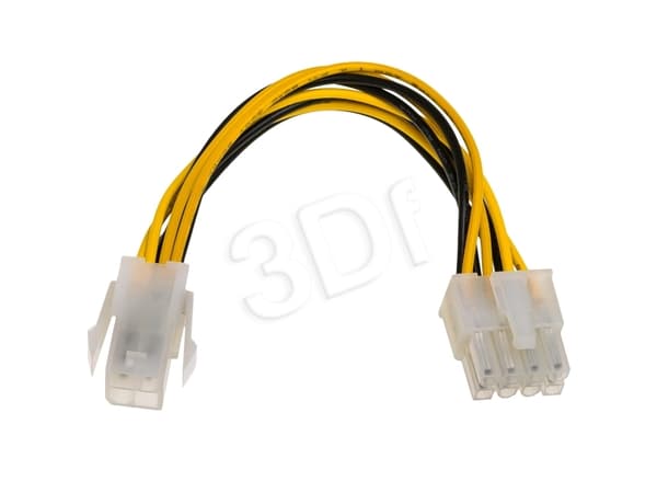 Akyga - Strömadapter - 4 pin ATX12V (hona) till 8-stifts EPS12V (hane) - 15 cm