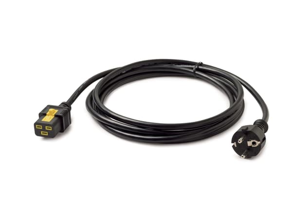 APC - Strömkabel - IEC 60320 C19 till power CEE 7/7 (hane) - AC 240 V - 16 A - 3 m - svart - för P/N: SMT2200I-AR, SMT2200R2I-AR, SMT3000I-AR, SMT300