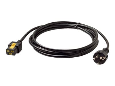 APC - Strömkabel - IEC 60320 C19 till power CEE 7/7 (hane) - AC 240 V - 16 A - 3 m - svart - för P/N: SMT2200I-AR, SMT2200R2I-AR, SMT3000I-AR, SMT300