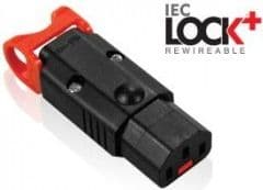 Power supply connector to be plugged in with IEC LOCK+ OPEN/C13 locking device ¯