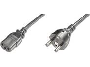 PremiumCord - Strömkabel - IEC 60320 C13 till CEE 7/7 (hane) - AC 230 V - 2 m - svart
