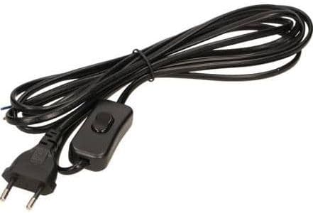 Orno Antennekabel med b/u-kontakt Euro 3m svart (OR-AE-1394/B)