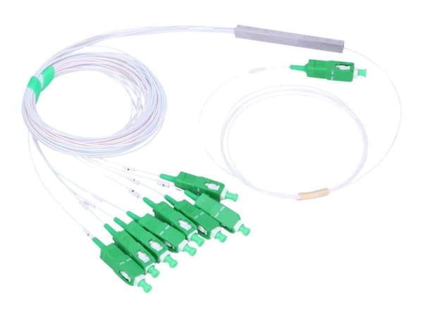 Extralink - Nätverksdelare - SC/APC (hane) till SC/APC (hane) - 1.5 m - 0.9 mm - fiberoptisk - G.657.A1