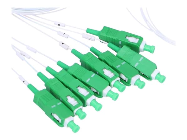 Extralink - Nätverksdelare - SC/APC (hane) till SC/APC (hane) - 1.5 m - 0.9 mm - fiberoptisk - G.657.A1