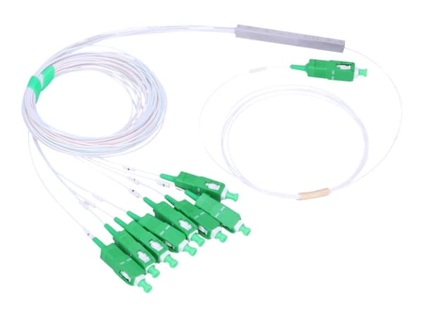 Extralink - Nätverksdelare - SC/APC (hane) till SC/APC (hane) - 1.5 m - 0.9 mm - fiberoptisk - G.657.A1
