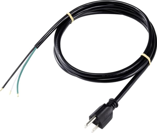 BASETech XR-1638092, 2 m, Strømplugg type B, 125 V, 0.01 A