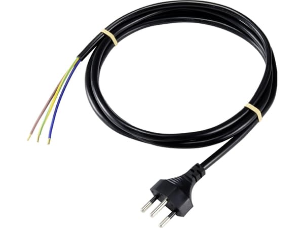BASETech XR-1638089, 2 m, Strømplugg type J, 230 V