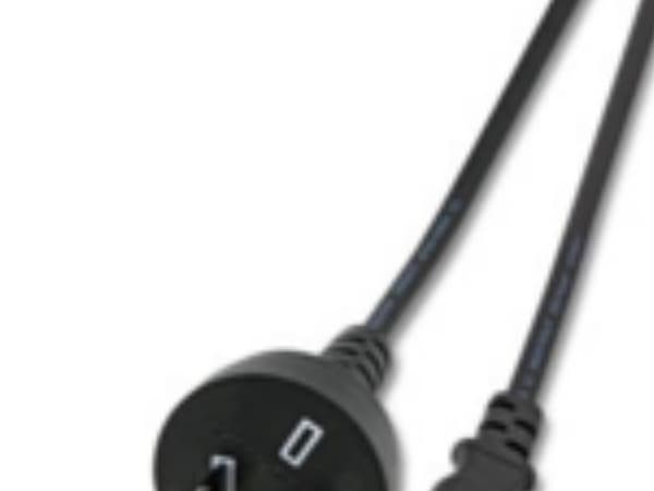 MicroConnect Power Cord Notebook - Strømkabel - IEC 60320 C7 til strømførende australsk 2-pinner (hann) - 1.8 m - svart - Australia
