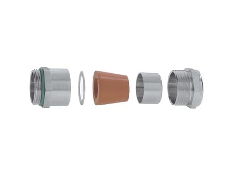 Lapp 52105490, Metallisk, Messing, 25 stykker, M20x1.5, IP68, -20 - 200 °C
