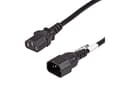 Miniatyrbilde 2 av 5: Akyga Pro Series AK-PC-06A - Strømkabel - power CEE 7/7 (hann) vinklet til power IEC 60320 C13 - 250 V - 10 A - 3 m - svart