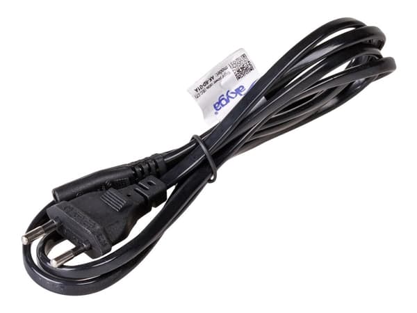 Akyga Pro Series Eight - Strømkabel - Europlug (hann) til power IEC 60320 C7 - 250 V - 2.5 A - 1.5 m - svart