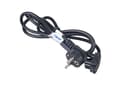 Miniatyrbilde 4 av 5: Akyga Pro Series AK-NB-02A - Strømkabel - power CEE 7/7 (hann) vinklet til 3-pins strømkontakt vinklet / flat - 250 V - 2.5 A - 1.5 m - svart