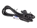 Miniatyrbilde 1 av 5: Akyga Pro Series AK-NB-02A - Strømkabel - power CEE 7/7 (hann) vinklet til 3-pins strømkontakt vinklet / flat - 250 V - 2.5 A - 1.5 m - svart