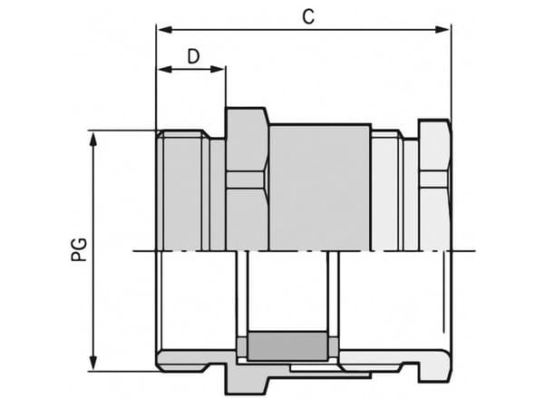 Lapp SKINDICHT 52005530, Rustfritt stål, Nickel, 1 stykker