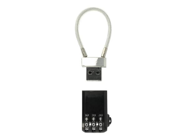 Navilock - Sikkerhetslås for USB-kontakt - svart
