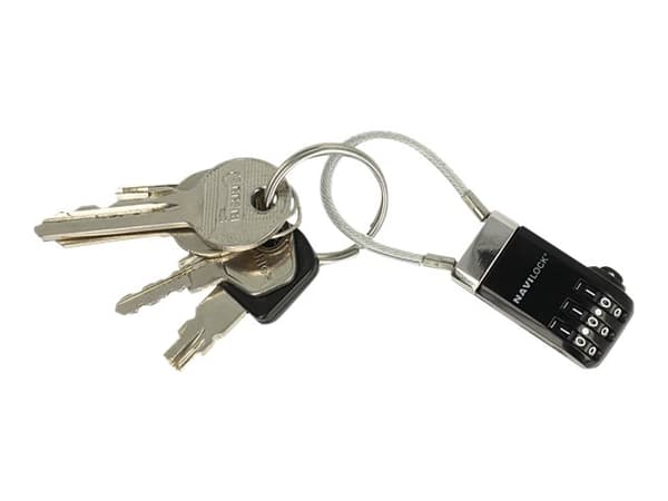 Navilock - Sikkerhetslås for USB-kontakt - svart