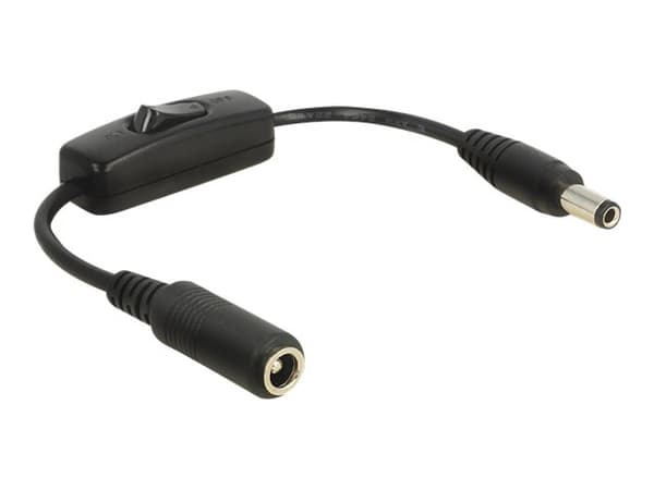 DeLOCK 0.2m, 2x DC 5.5x2.5mm, 0,2 m