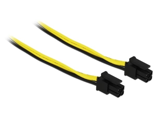 Delock - Strømkabel - 4-stifts Micro-Fit (hann) til 4-stifts Micro-Fit (hann) - 30 cm
