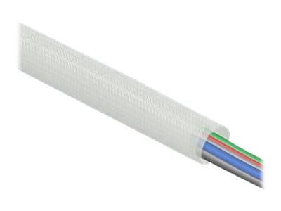 Delock Fiberglass Sleeving - Kabelfleksibelt rør - 5 m - hvit