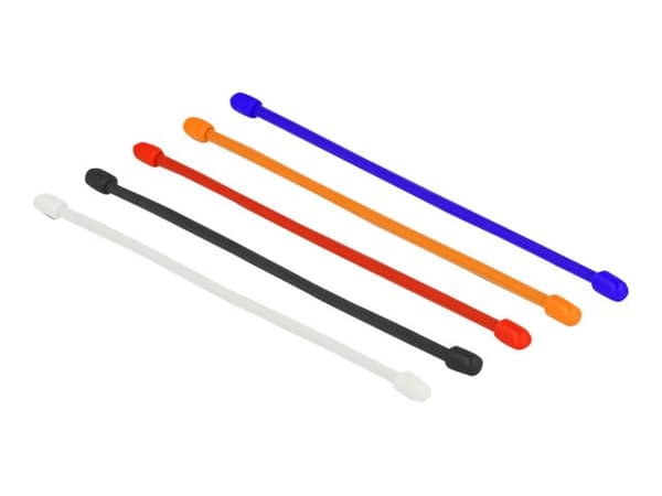Delock - Kabellissesett - 8 cm - svart, hvit, blå, rød, oransje