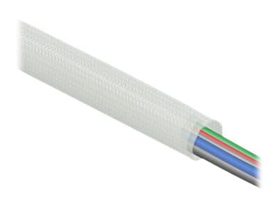 Delock Fiberglass Sleeving - Kabelfleksibelt rør - 10 m - hvit