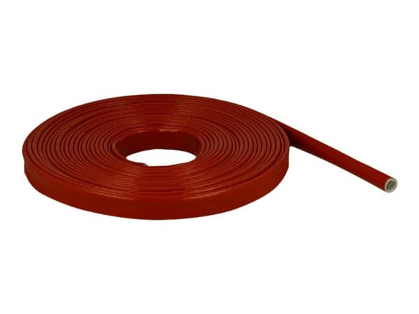 Delock Fire-Proof Sleeving Silicone-Coated - Fleksibel kabelkanal - 10 m - rød