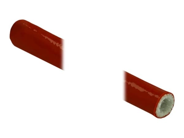 Delock Fire-Proof Sleeving Silicone-Coated - Fleksibel kabelkanal - 10 m - rød
