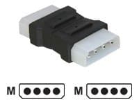 Delock - Strømkoblingsadapter - 4-pin intern strøm (hann) til 4-pin intern strøm (hann)