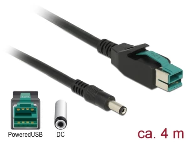 DeLOCK 85500, 4 m, PoweredUSB