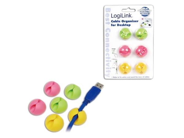 LogiLink KAB0010, Grønn, Rosa, Gult